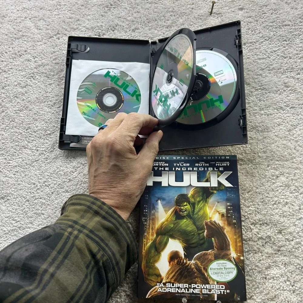 The Incredible Hulk‎ DVD 2008 3-Disc Special Edition Edward Norton Louis